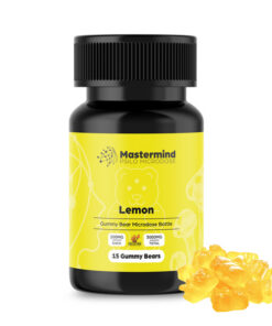 Mastermind Psilo Magic Mushroom Gummy Bear Microdose – 3000MG – Lemon