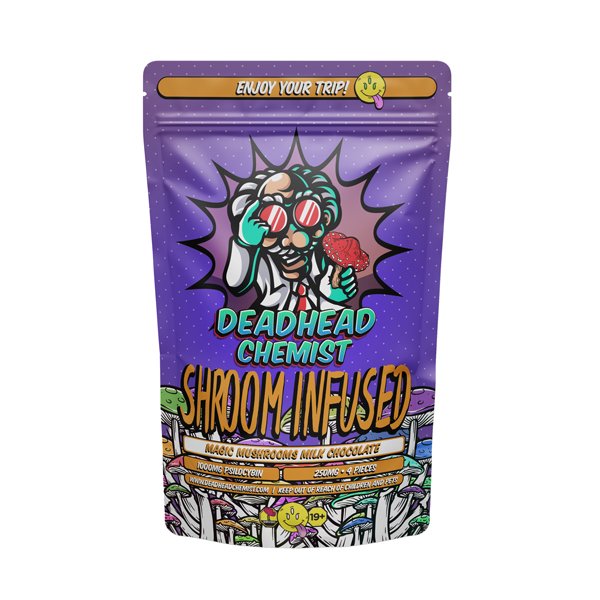 Magic Mushroom Milk Chocolate Deadhead Chemist – 1000MG