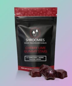 SHROOMIES CHERRY LIME GUMMY STARS – 3000MG