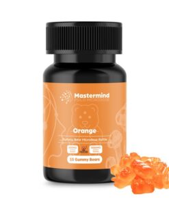 Mastermind Psilo Magic Mushroom Gummy Bear Microdose – 3000MG – Orange